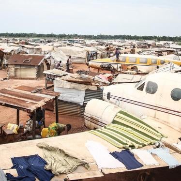 The M'poko displacement camp near the international airport in Bangui, capital of the Central African Republic.