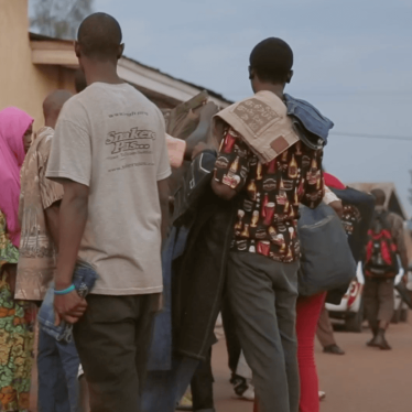 Street vendors outside Nyabugogo bus station, Kigali, August 2014.