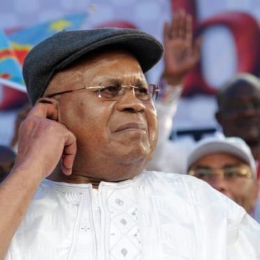 Congolese opposition leader Etienne Tshisekedi attends a political rally in the Democratic Republic of Congo's capital Kinshasa, July 31, 2016. 