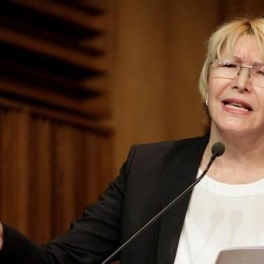 Venezuela's chief prosecutor Luisa Ortega Diaz talks to the media during a news conference in Caracas, Venezuela April 25, 2017. 