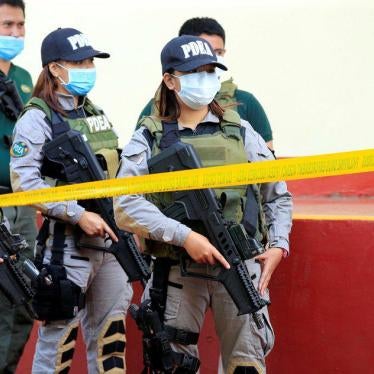 201711HIV Philippine Drug Enforcement Agency (PDEA) operative stand on guard during the destruction of confiscated illegal drugs in Trece Martires town, Cavite city, south of Manila, Philippines on February 16, 2017. 