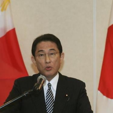 DATE IMPORTED:August 11, 2016Japanese Foreign Affairs Minister Fumio Kishida speaks during a joint news conference with his Philippine counterpart Perfecto Yasay (not pictured) in Davao city, southern Philippines August 11, 2016. 