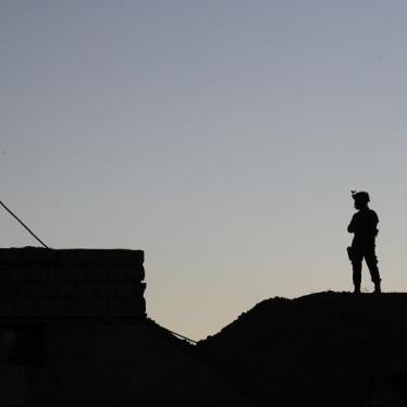 A Kurdish Peshmerga soldier on the outskirts of the Kurdish city of Erbil, Iraq on January 2, 2017. 