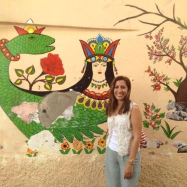 Writer and human rights activist, Nurcan Baysal, pictured in Diyarbakır, Turkey.