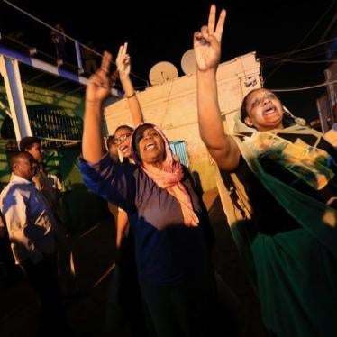 Some detained politicians and journalists in the Kober national prison, just before their release on February 18, 2018