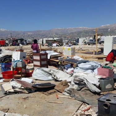  Syrian refugees being evicted from the vicinity of the Rayak air base in Bekaa, Lebanon. 