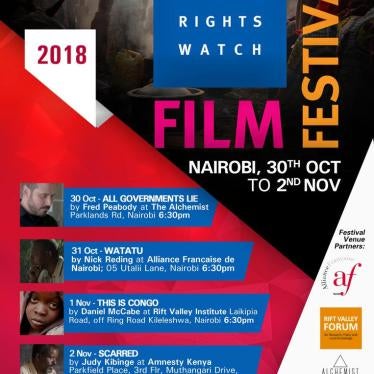 The 6th Nairobi Edition of the Human Rights Watch Film Festival will showcase four films from October 30 until November 2, 2018.