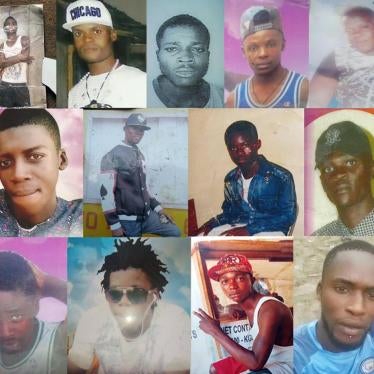 Security forces in the Democratic Republic of Congo summarily killed at least 27 young men and boys and forcibly disappeared 7 others during an anti-crime campaign that began in May 2018. Names of those pictured have been withheld because of security conc