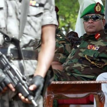 General Shavendra Silva is seen at the Ampara Air Force camp in eastern Sri Lanka August 24, 2009. 